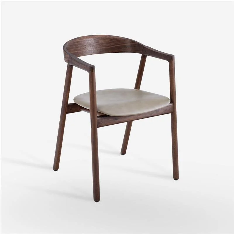 Muna Chair - Walnut, Upholstered