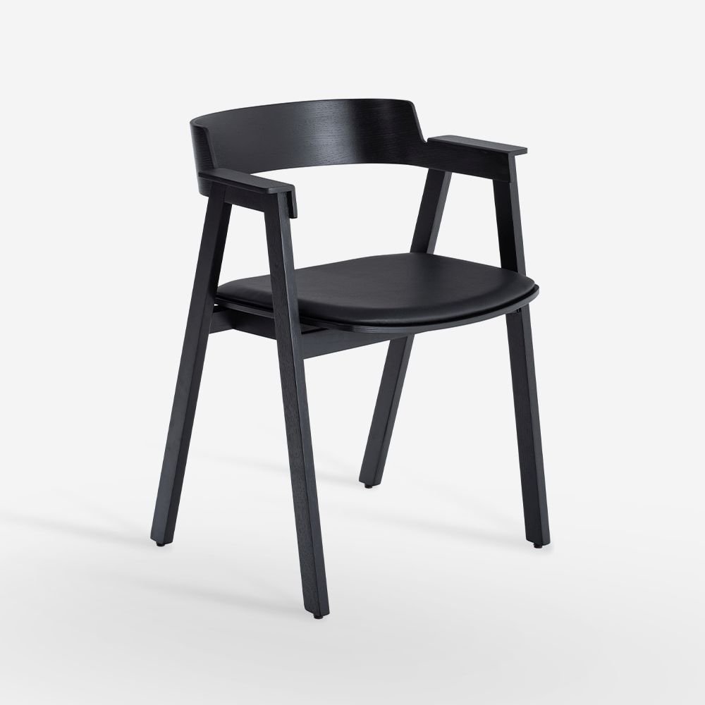 Flip Chair - Oak, Black