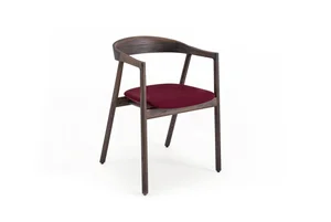 Muna Chair - Smoked Oak, Upholstered
