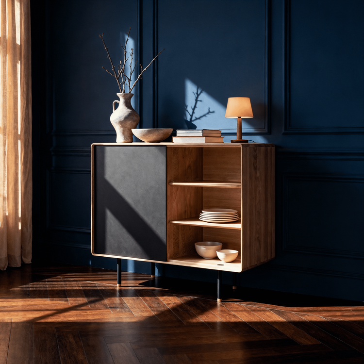 Fina Highboard - Black