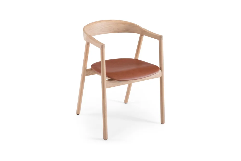 Muna Chair - Oak, Upholstered