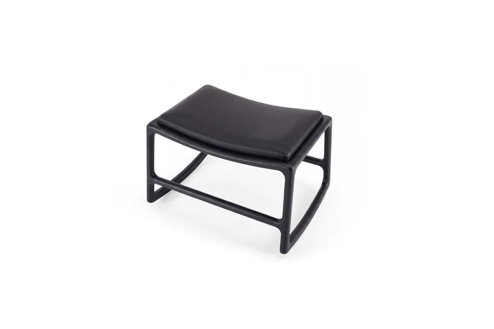 Dedo Footstool - Lacquered Oak