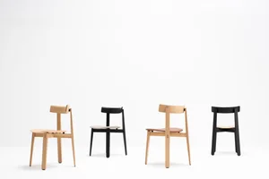 Nora Chair - Oak, Upholstered