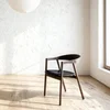 Muna Chair - Smoked Oak, Upholstered