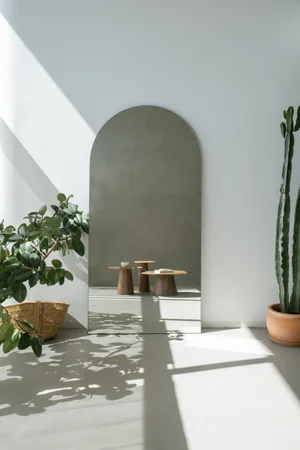 Mushroom Coffee & Side Table - Walnut