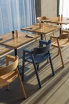 Flip Chair - Oak, Blue