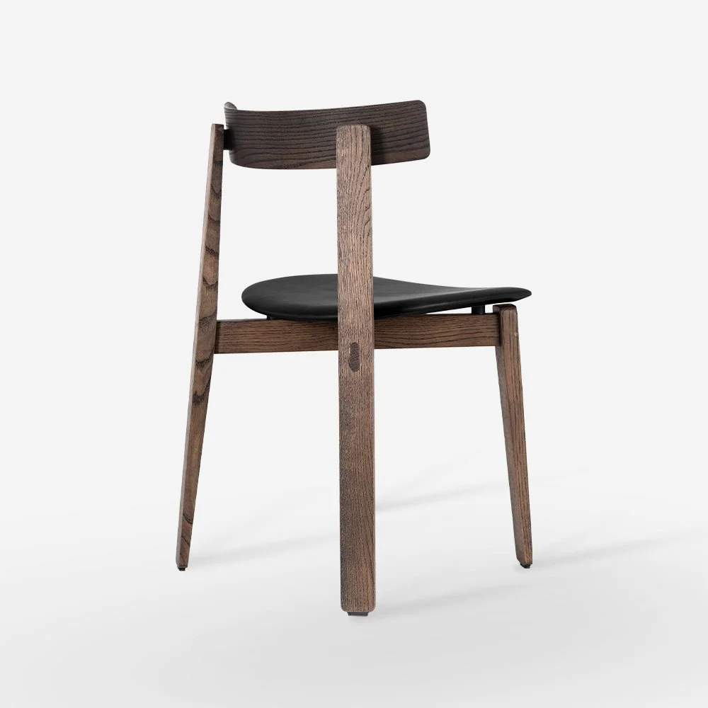 Nora Chair - Smoked Oak, Upholstered