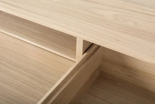 Fina Lowboard - Three Drawers, Black