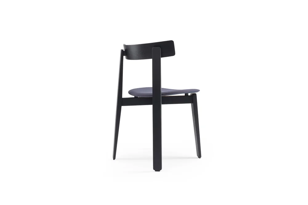 Nora Chair - Lacquered Oak, Upholstered
