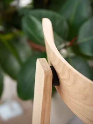 Nora Chair - Oak, Upholstered