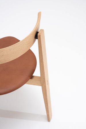 Nora Chair - Oak, Upholstered