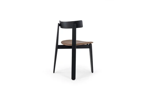 Nora Chair - Lacquered Oak, Upholstered