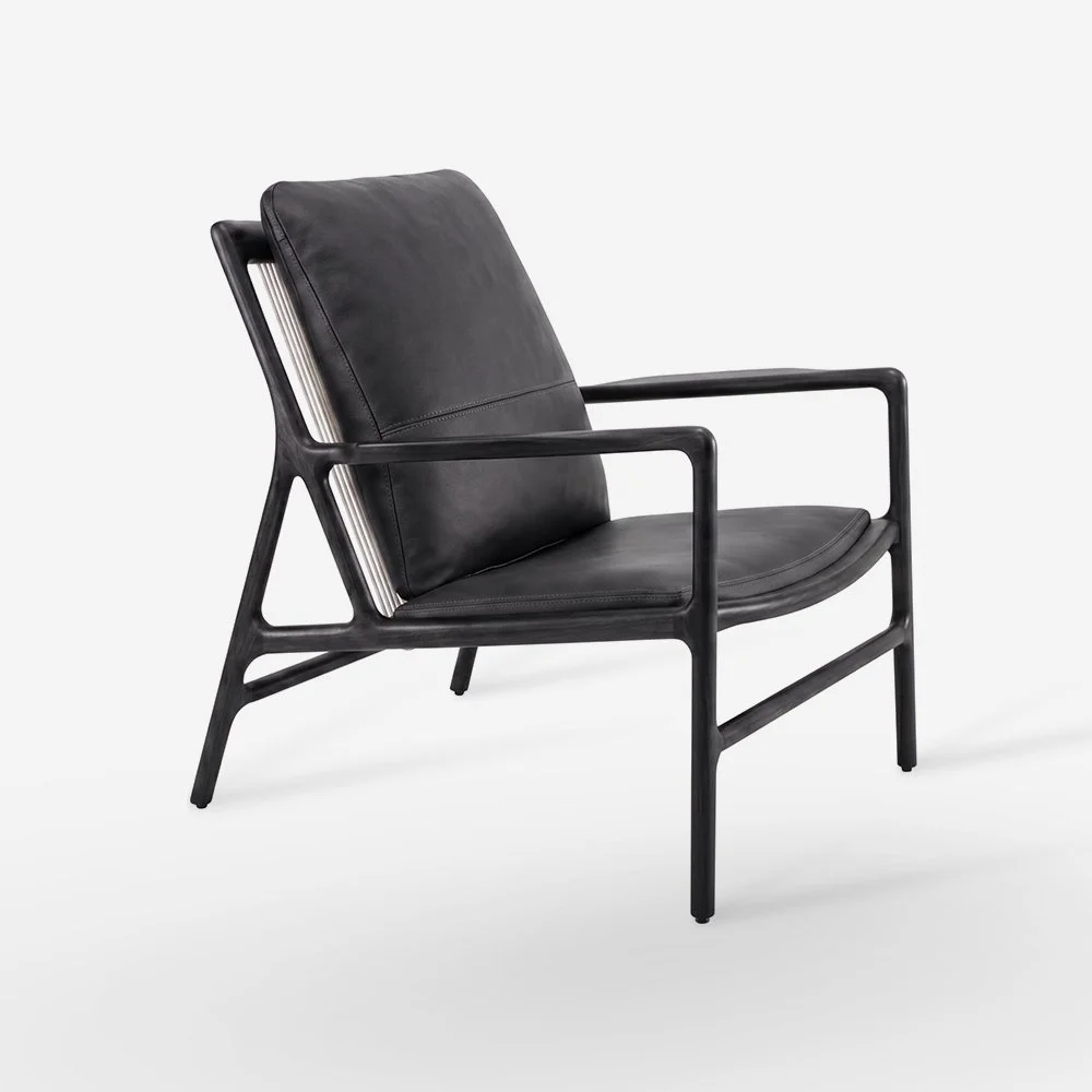 Dedo Easy Chair - Lacquered Oak
