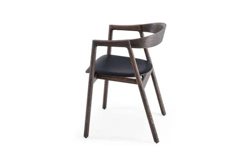 Muna Chair - Smoked Oak, Upholstered