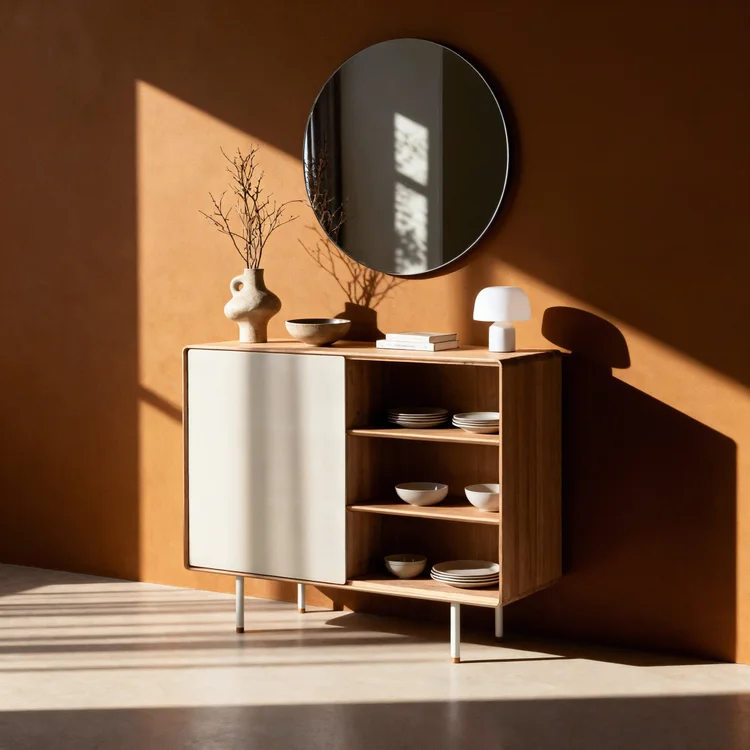 Fina Highboard - Off-White