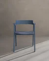 Flip Chair - Oak, Blue
