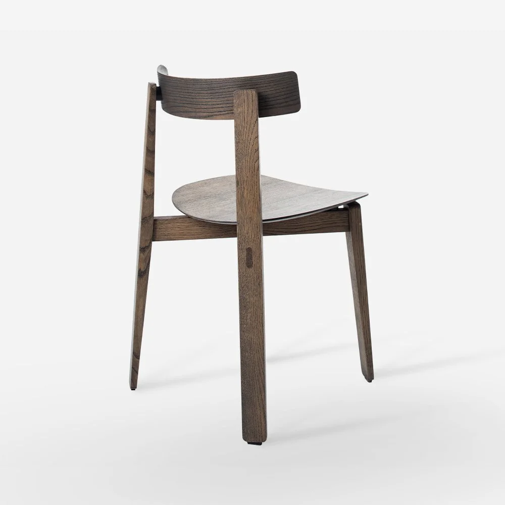 Nora Chair - Smoked Oak, Veneer Seat