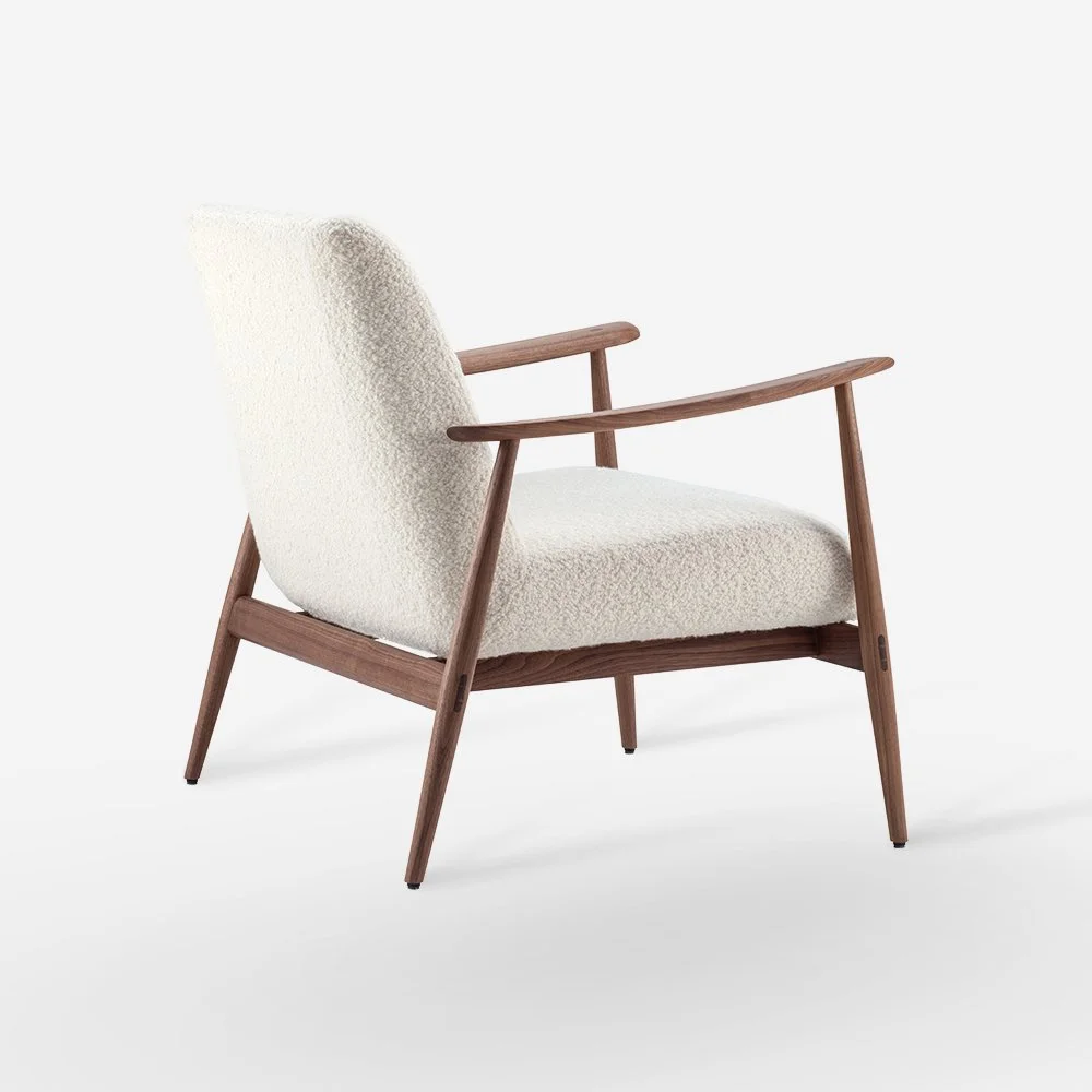 Aska Lounge Chair - Walnut