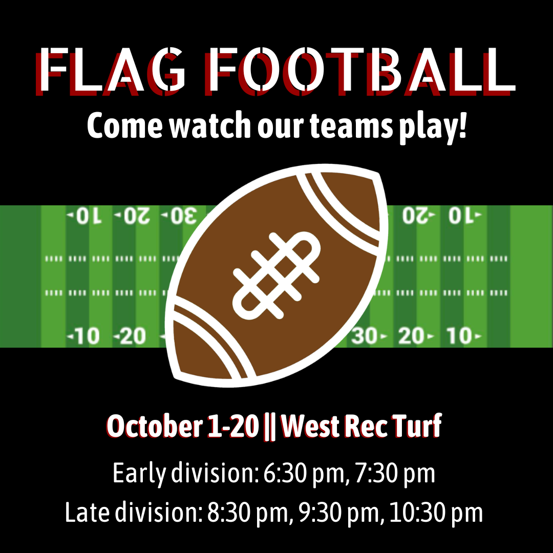 URec Flag Football Flyer