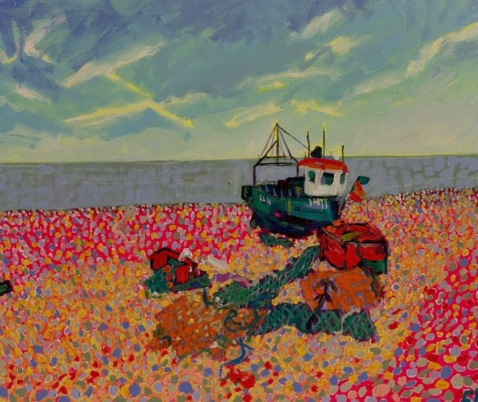 Fishing Nets on the Beach