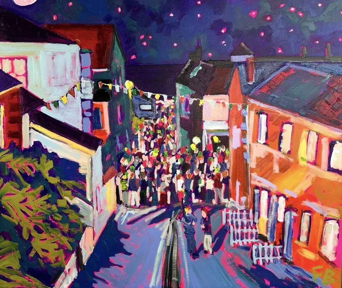 Lantern Parade from the Town Steps