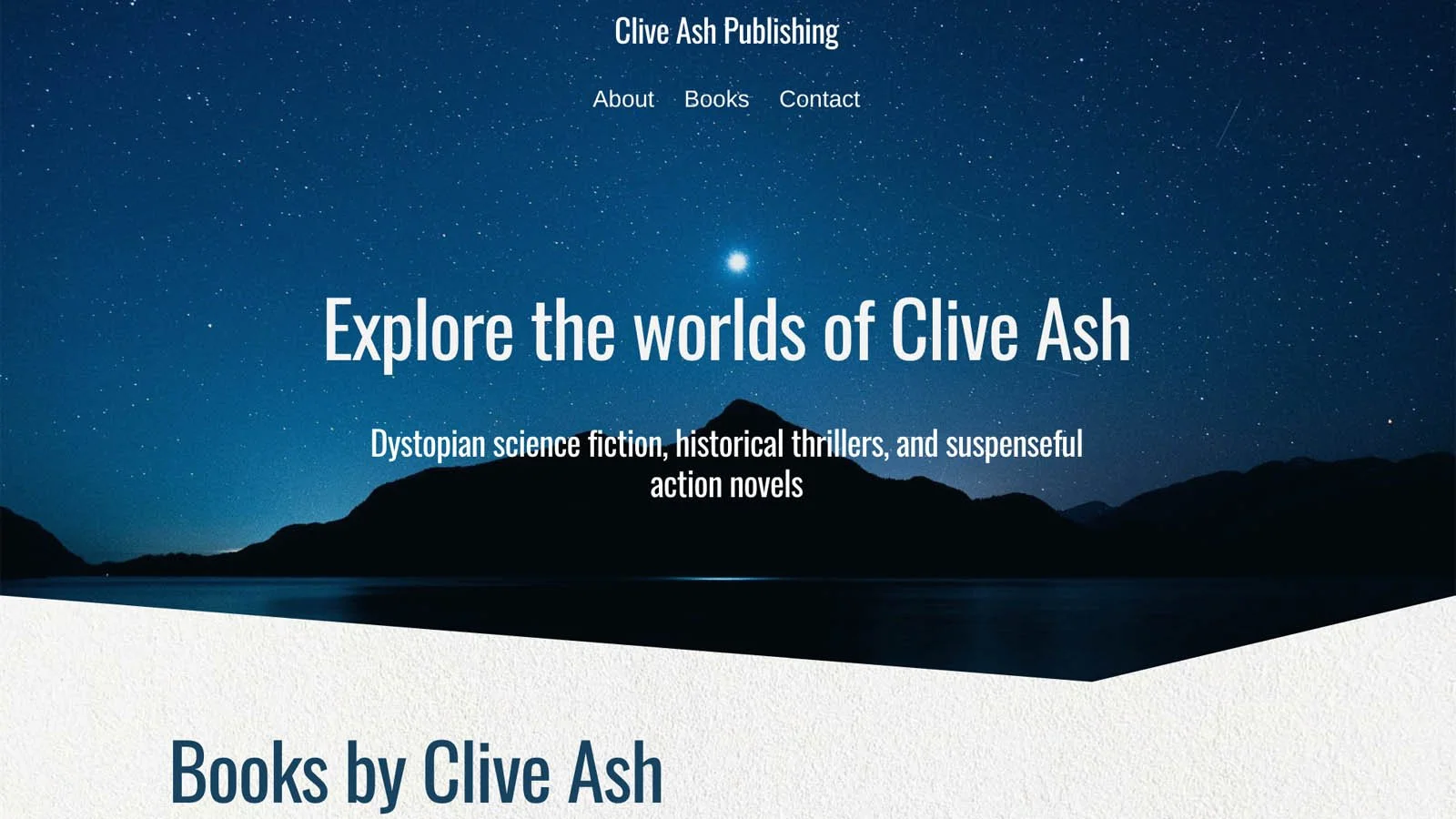 Clive Ash Publishing website