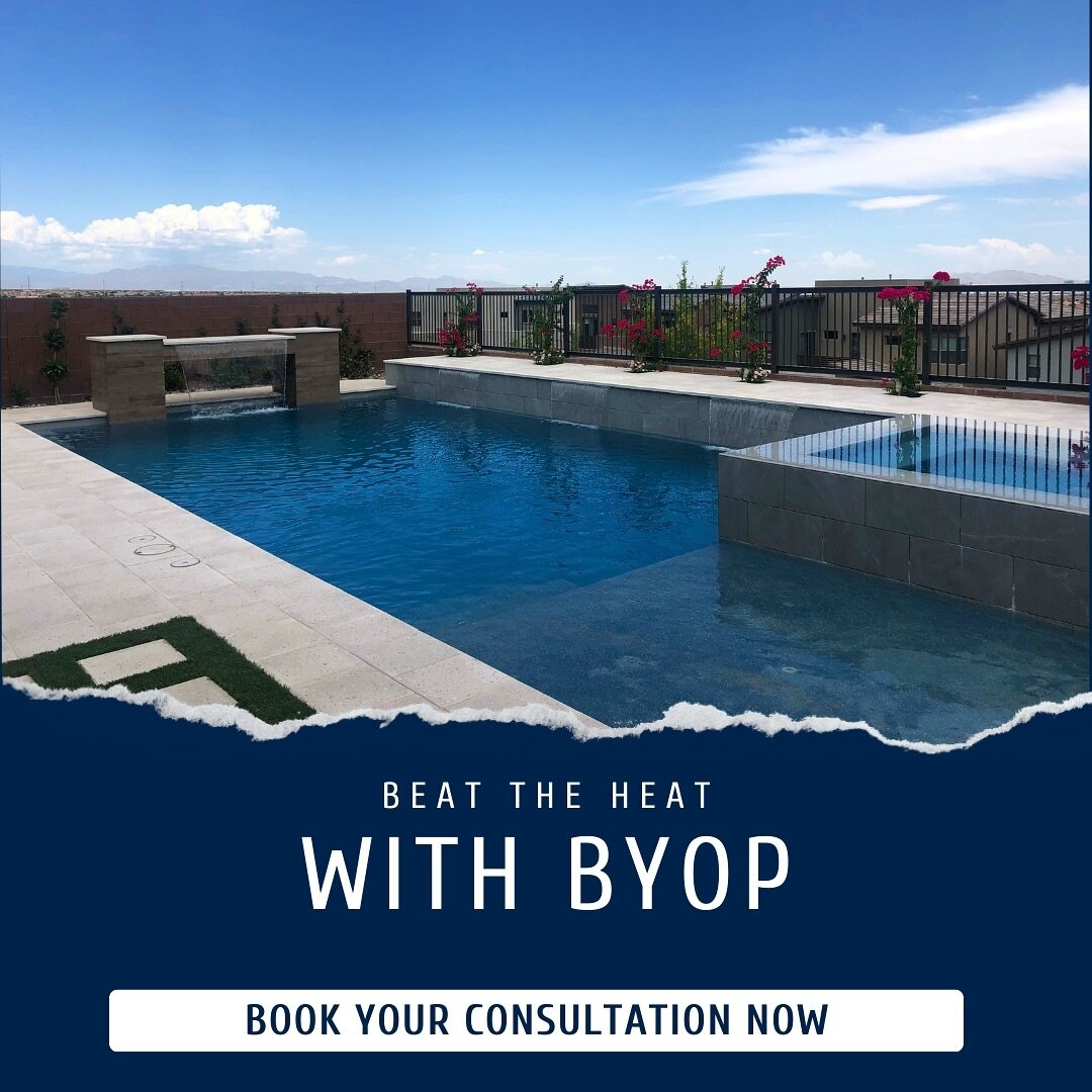 The backyard of your dreams is just a step away! Our experienced designers and construction managers are here to be your guide from start to finish. We are accepting consultations, for more information visit our website! 

#poolconstruction #vegaspoo