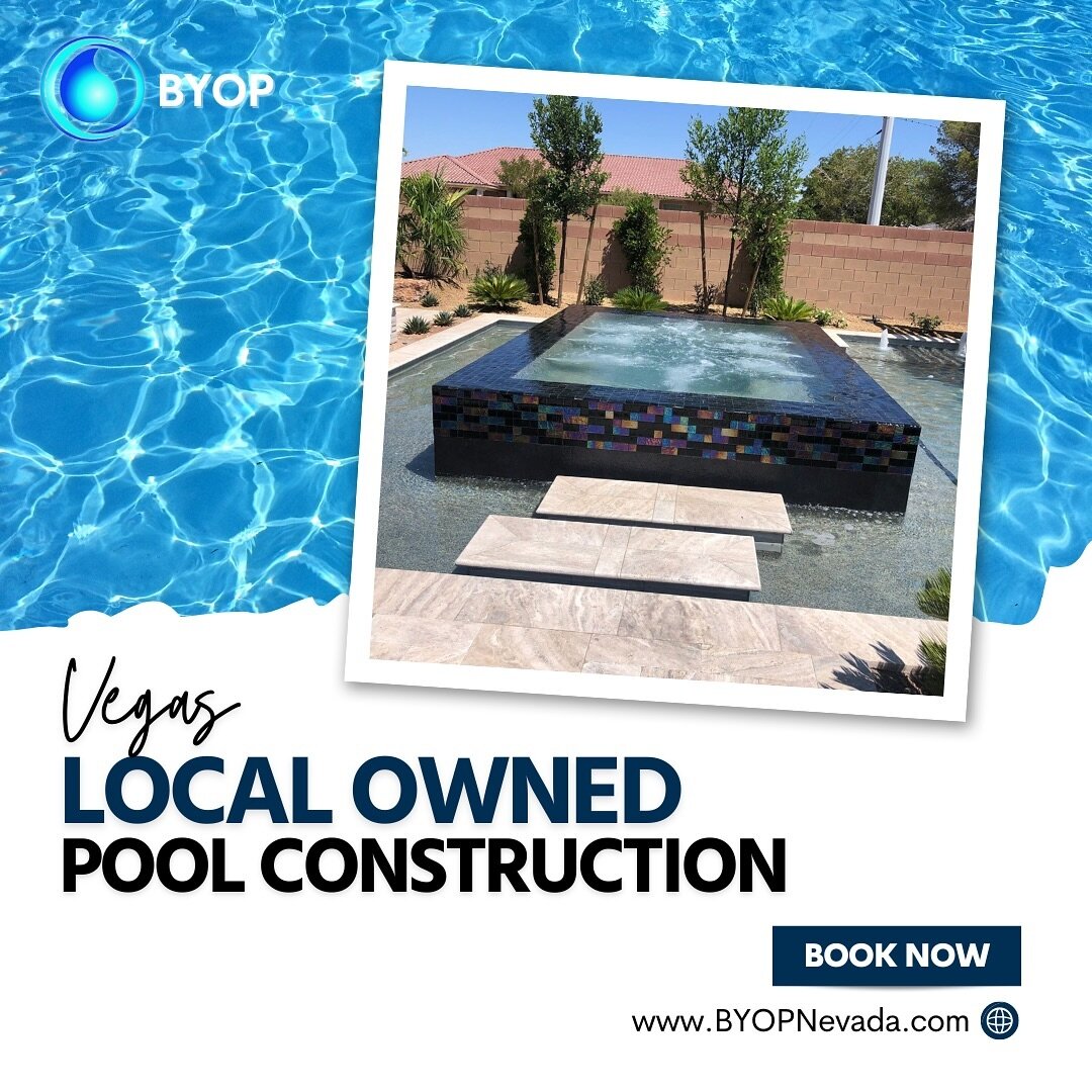 Your dream pool, with the BYOP touch. 💖 Beat the summer rush and reserve your spot with Las Vegas favorite local-owned pool contractor. Dive in now! 💦 #LocalOwned #lasvegassmallbusiness #poolbuilder