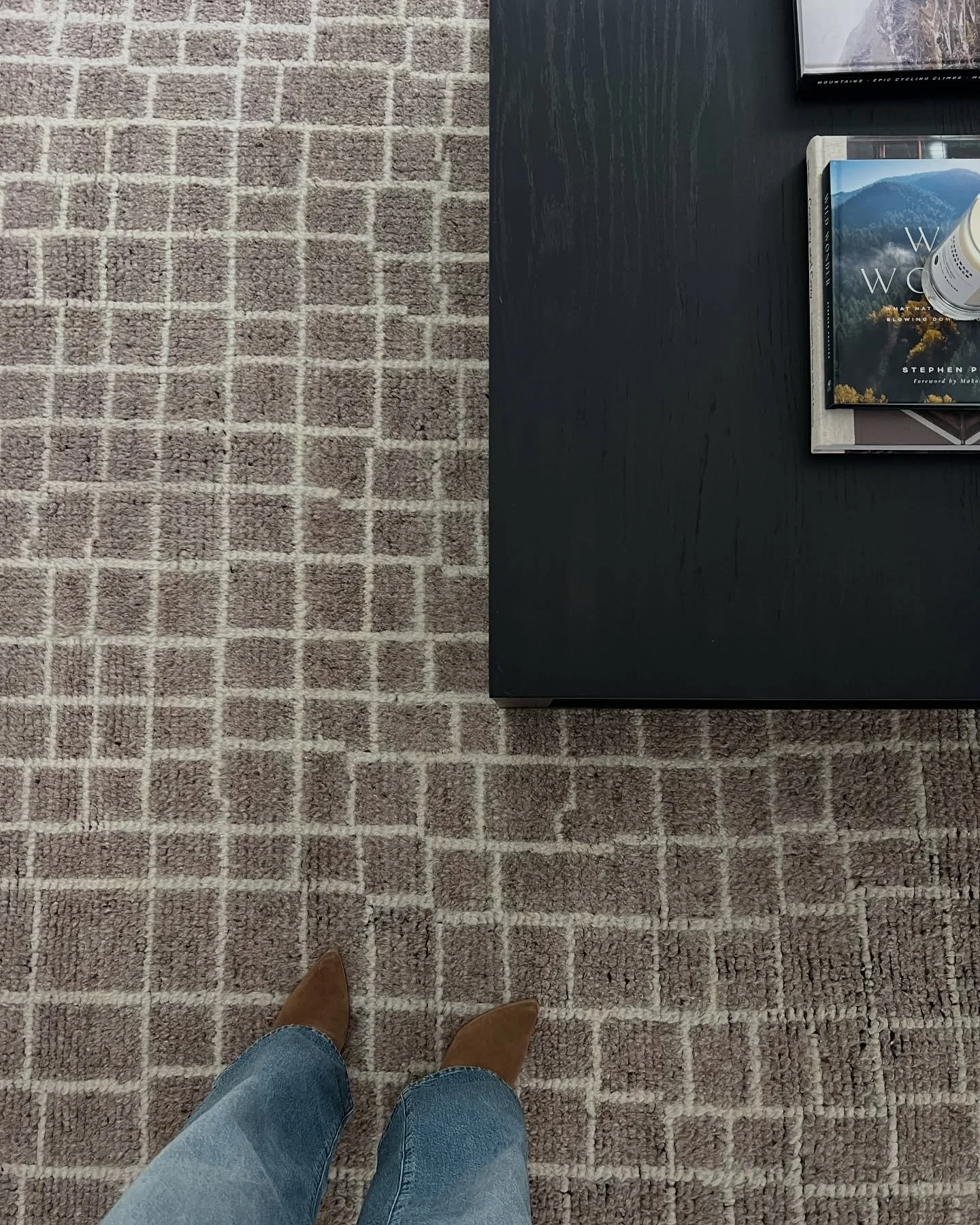 On site at our #adarefresh project where we are layering in warmth, texture and contrast for the new owners.