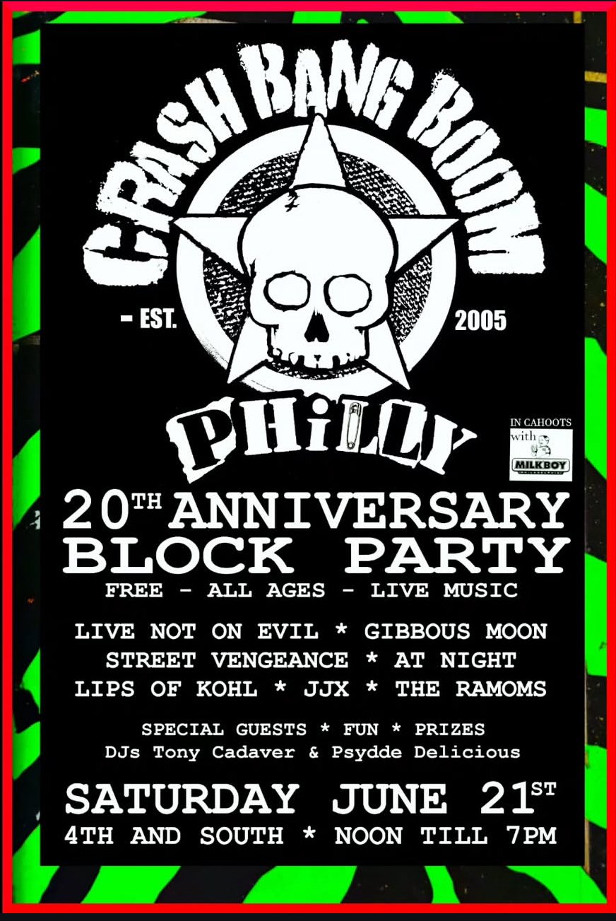 Crash Bang Room 20th Anniversary Block Party