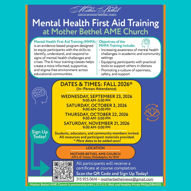 Mental Health First Aid (MHFA) Training