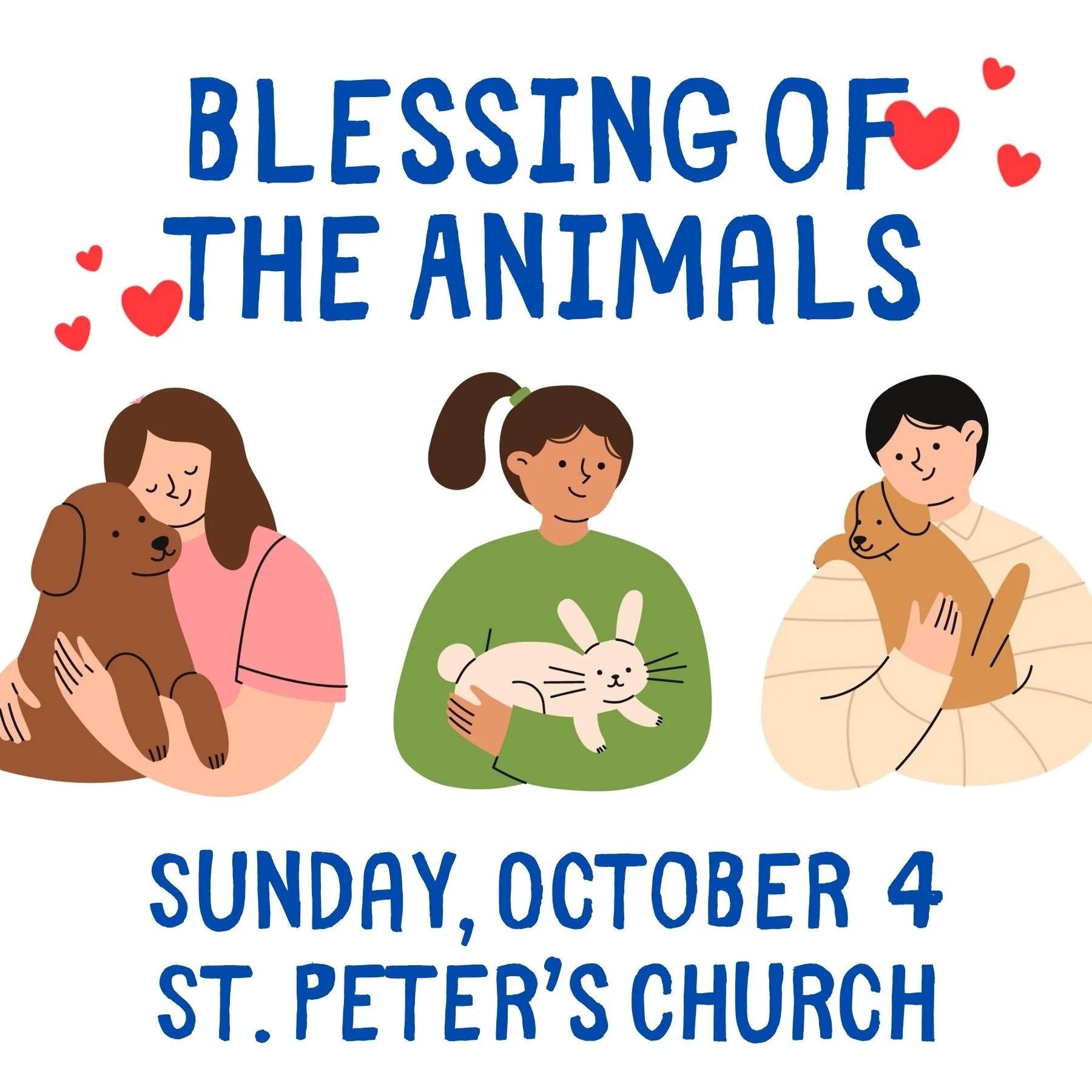 Blessing of the Animals at St Peter's Church
