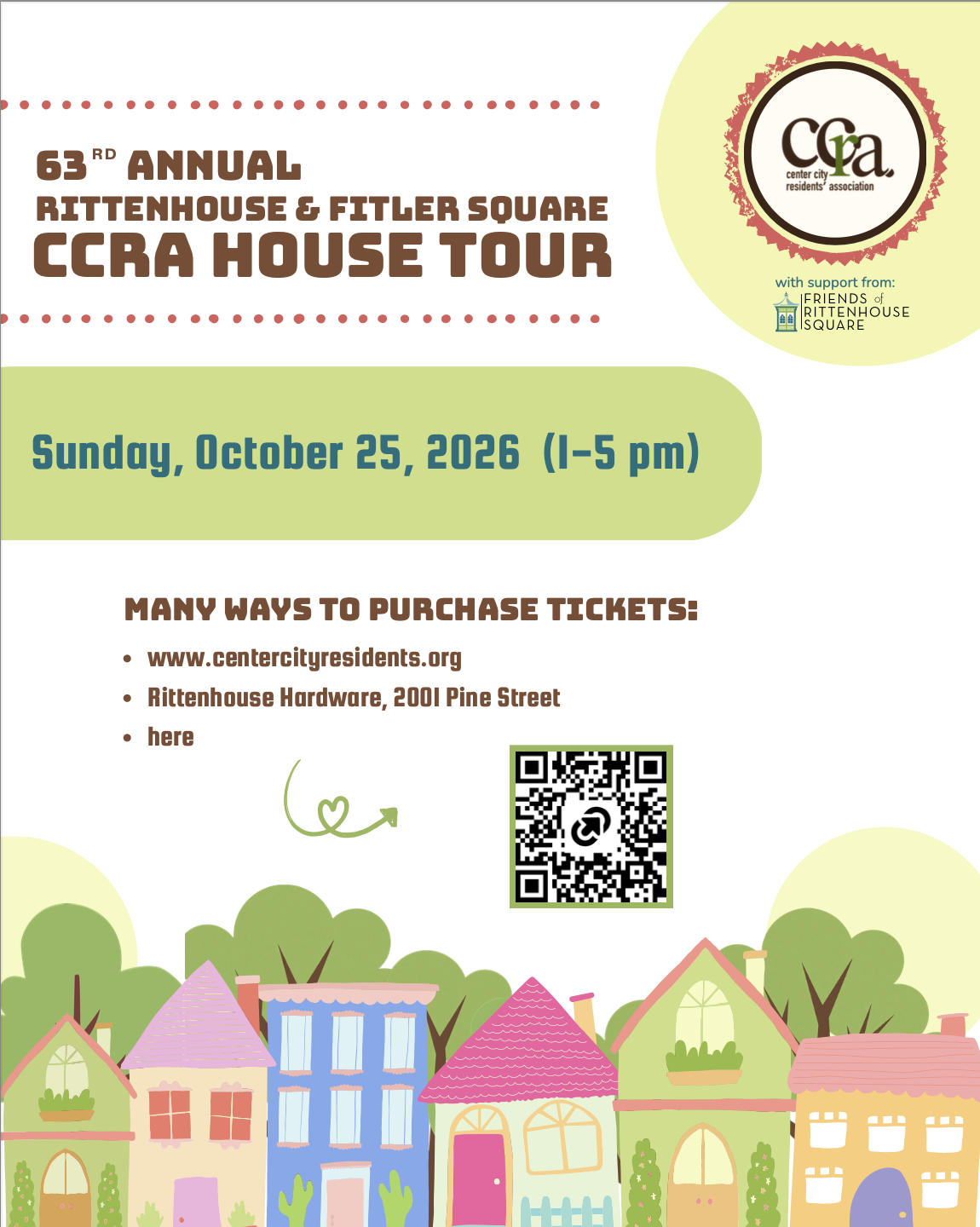 CCRA 63rd Annual Rittenhouse & Fitler Square House Tour