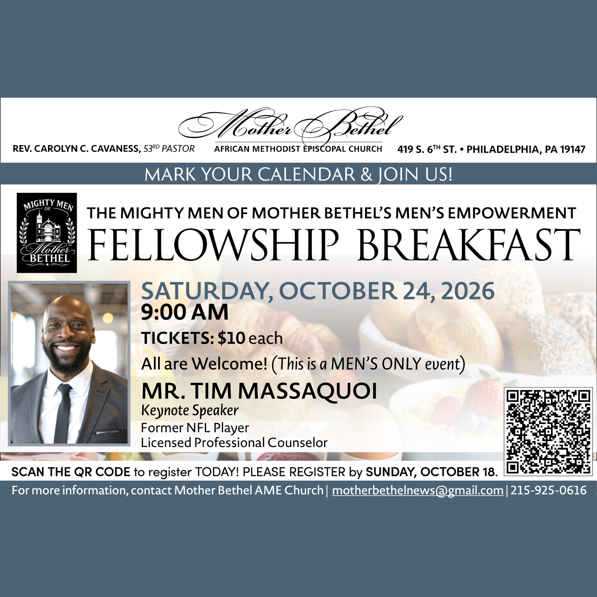 Men's Fellowship Breakfast
