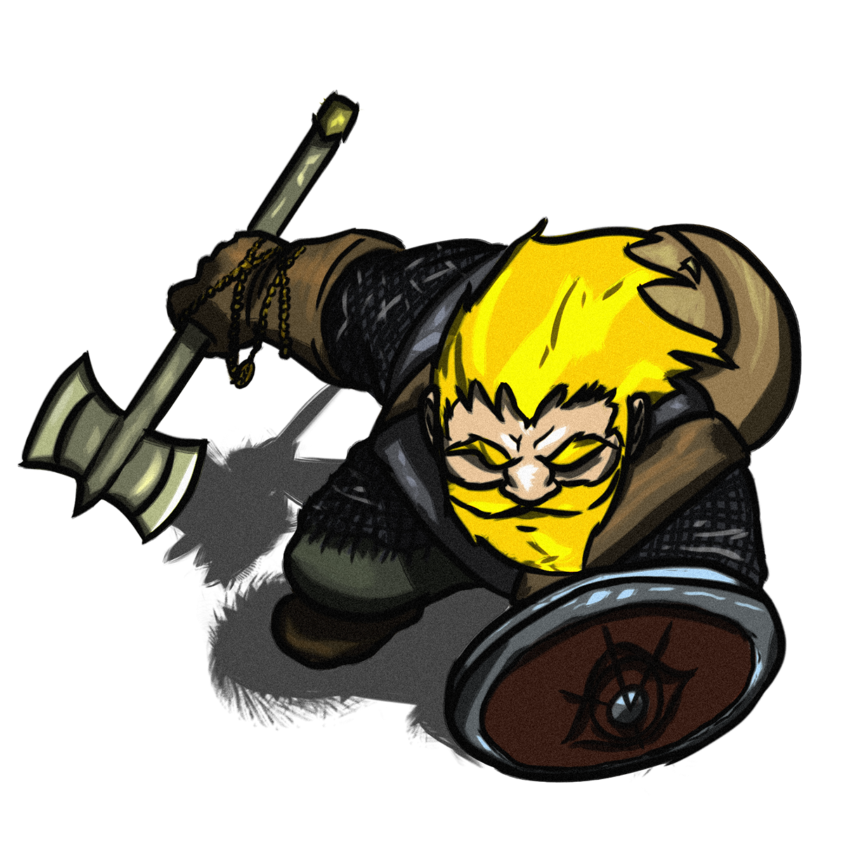 Player character art tokens made for digital TRPG.