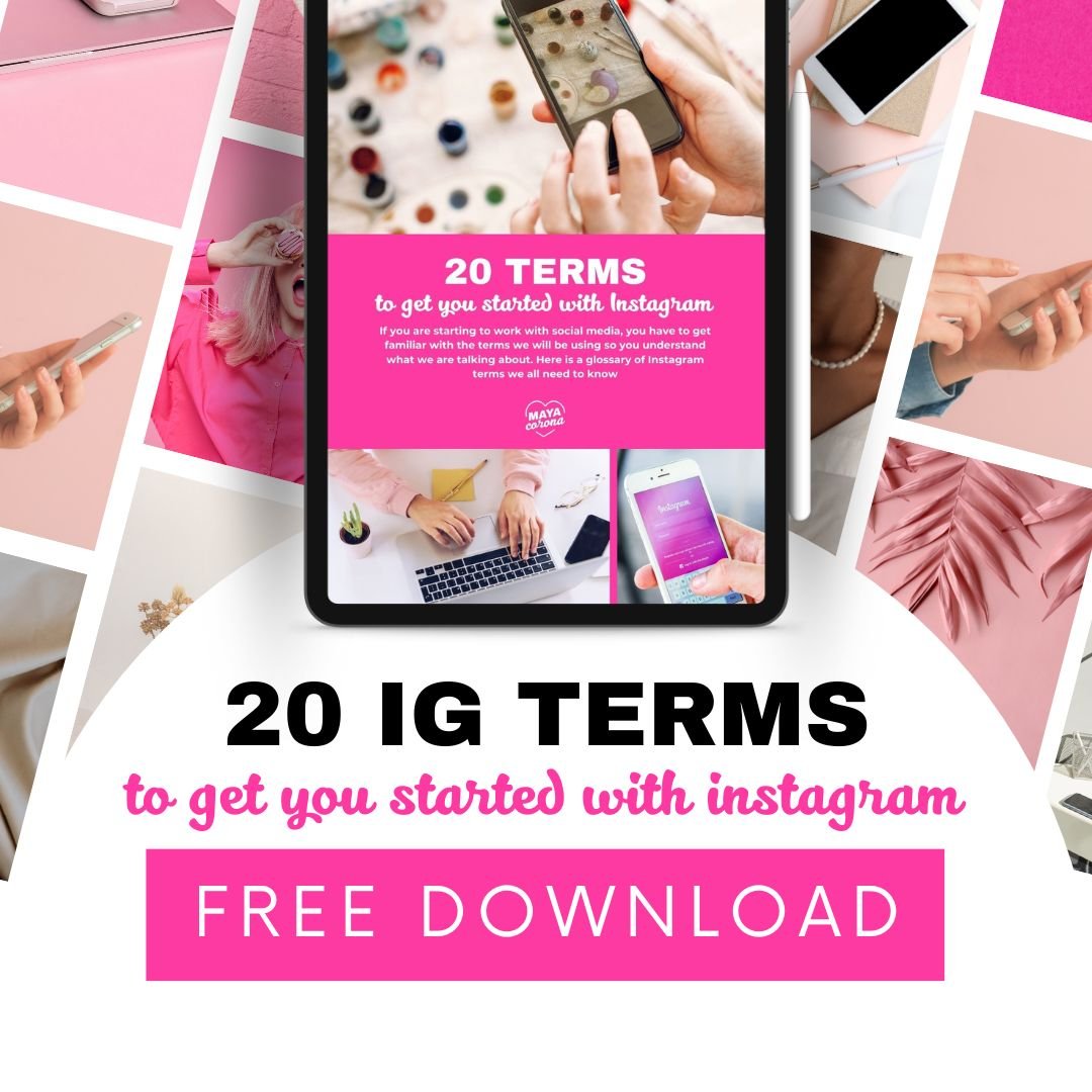 20+ Terms to get started with Instagram