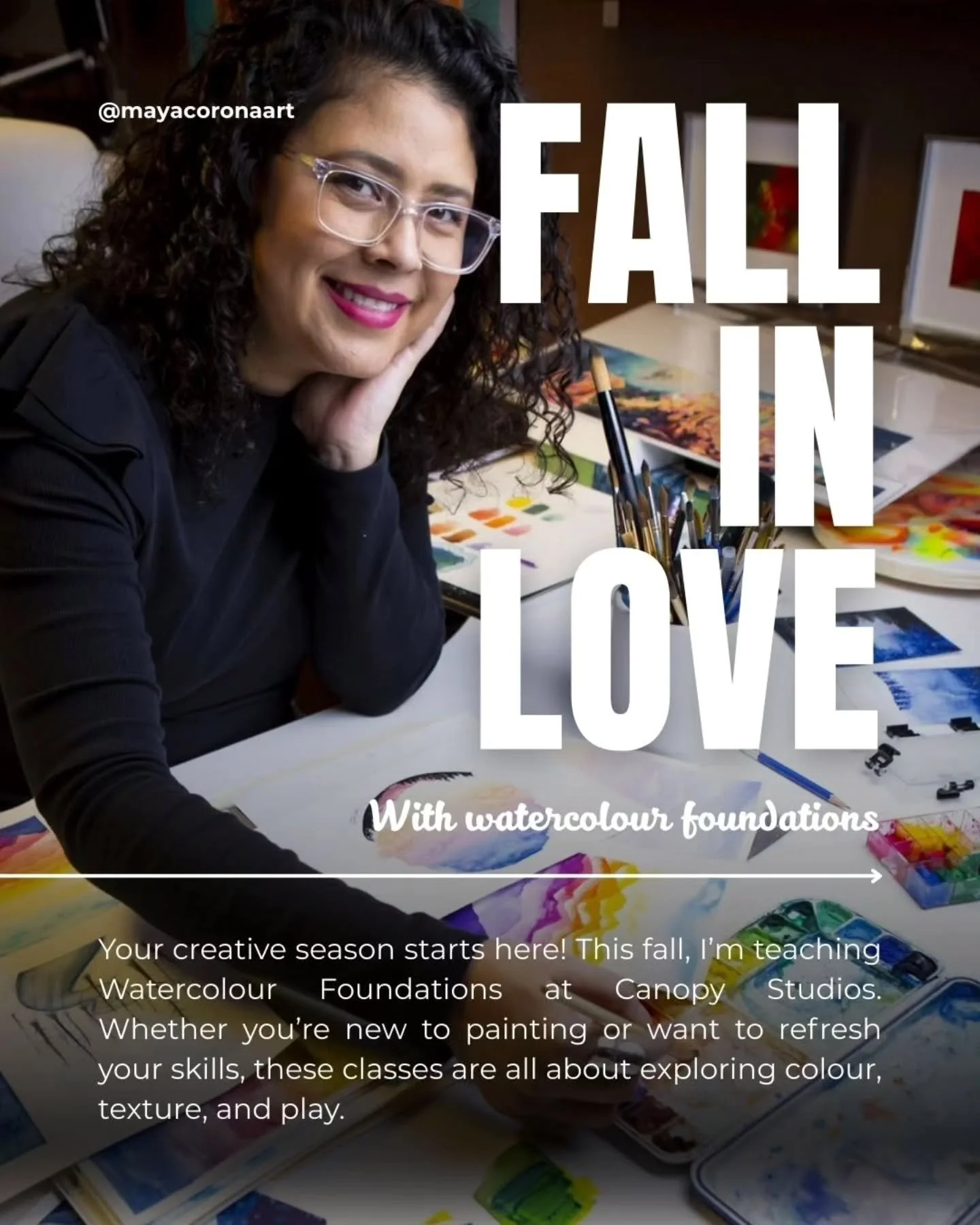 🍂 Fall in Love with Watercolour! 🍂

This is your creative season, and I&rsquo;m so excited to bring Watercolour Foundations to Canopy Studios in Calgary! Whether you&rsquo;re brand new to painting or looking for a creative reset, these workshops ar