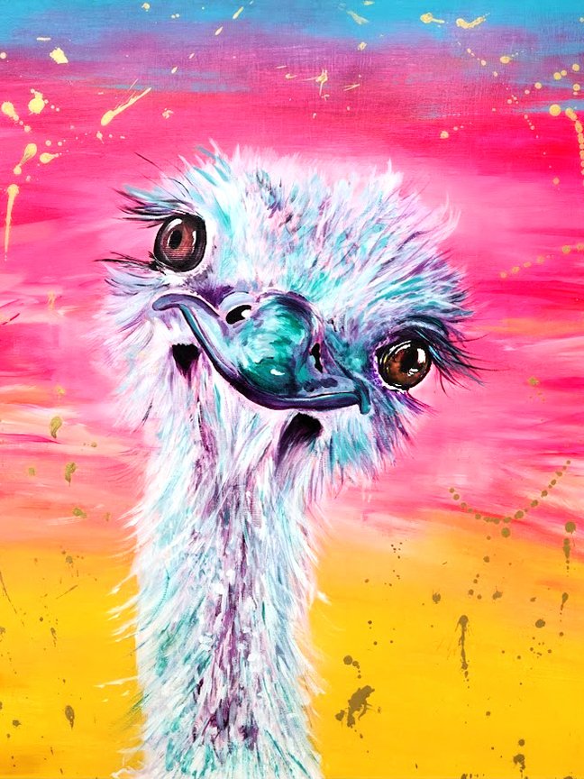 Eleanor-the-ostrich-9x12-print-maya-corona.jpg