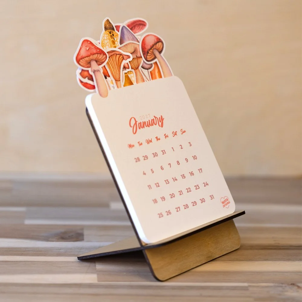 Maya-Corona-Handmade Mushroom Desk Calendar 2027-04.jpg