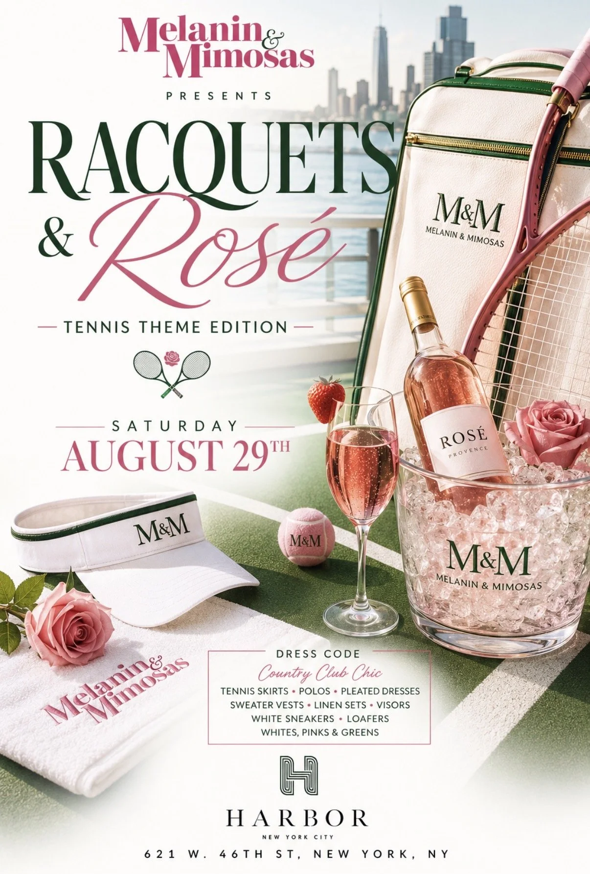 RACQUETS &amp; ROSE