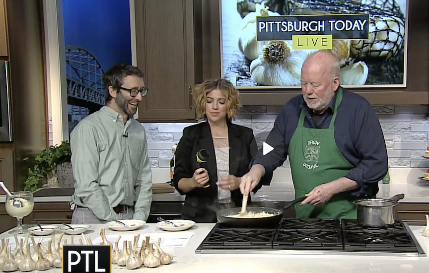 PTL features the Pittsburgh Garlic Festival, Heather and Boaz taste garlic ice cream!