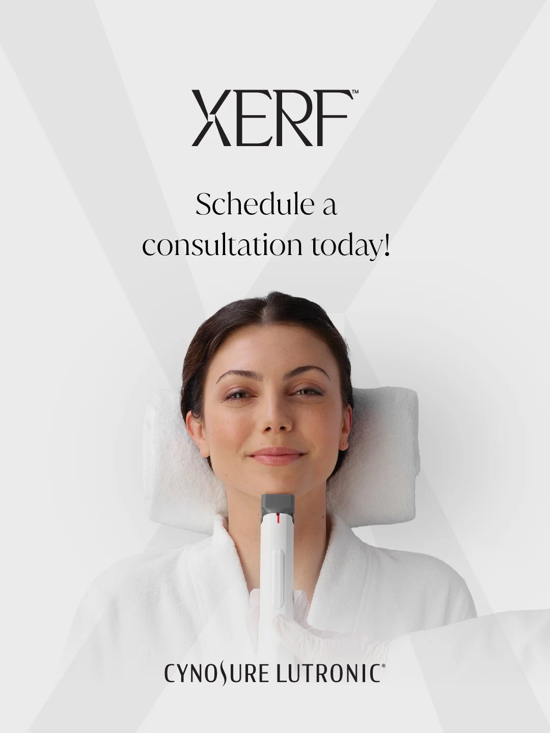 Patient consultation for XERF RF skin tightening at Rain Aesthetics in Glendale, AZ.