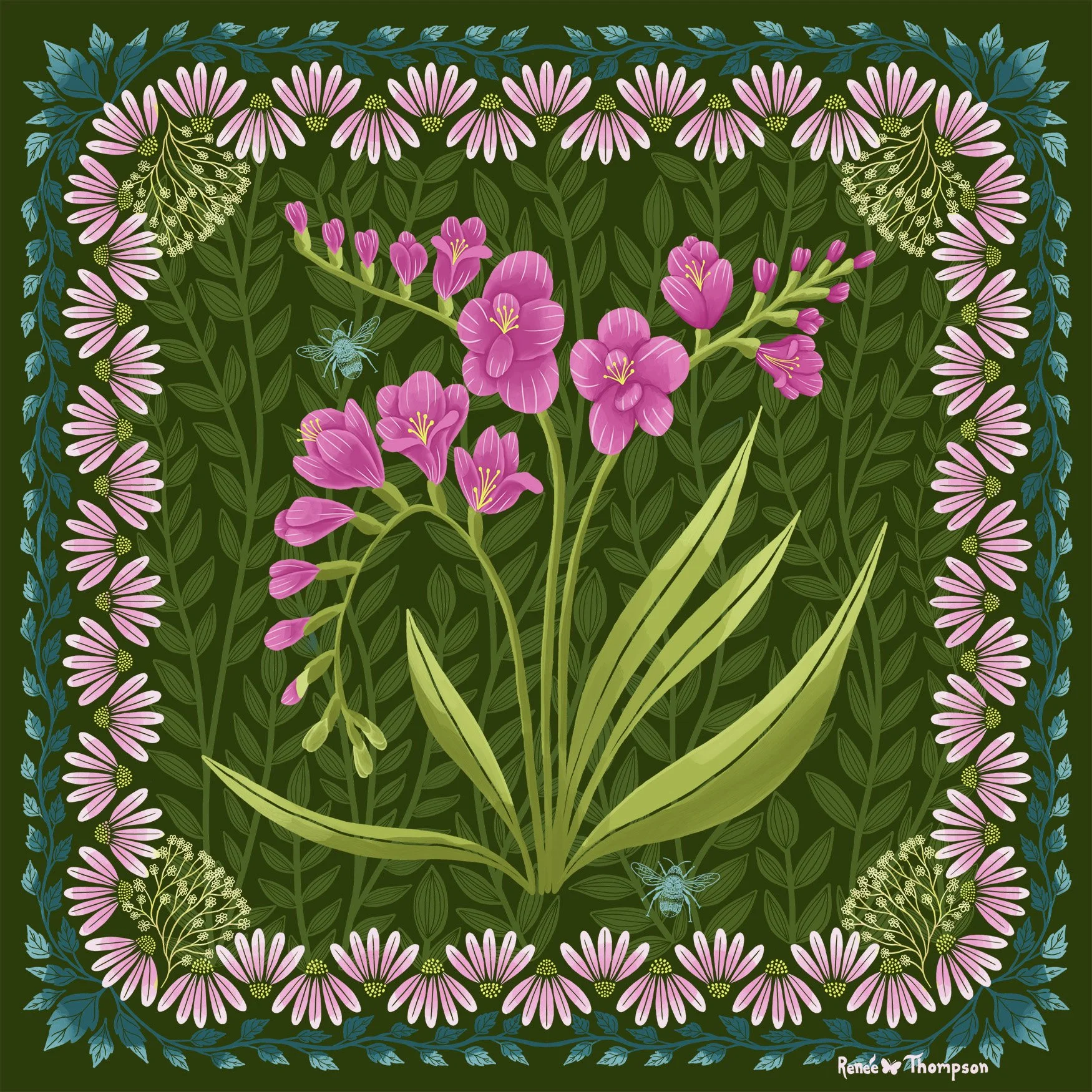 RT1017D Freesia Square-Fuchsia.jpg