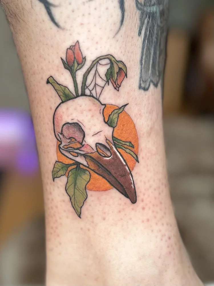 Bird skull & wilt