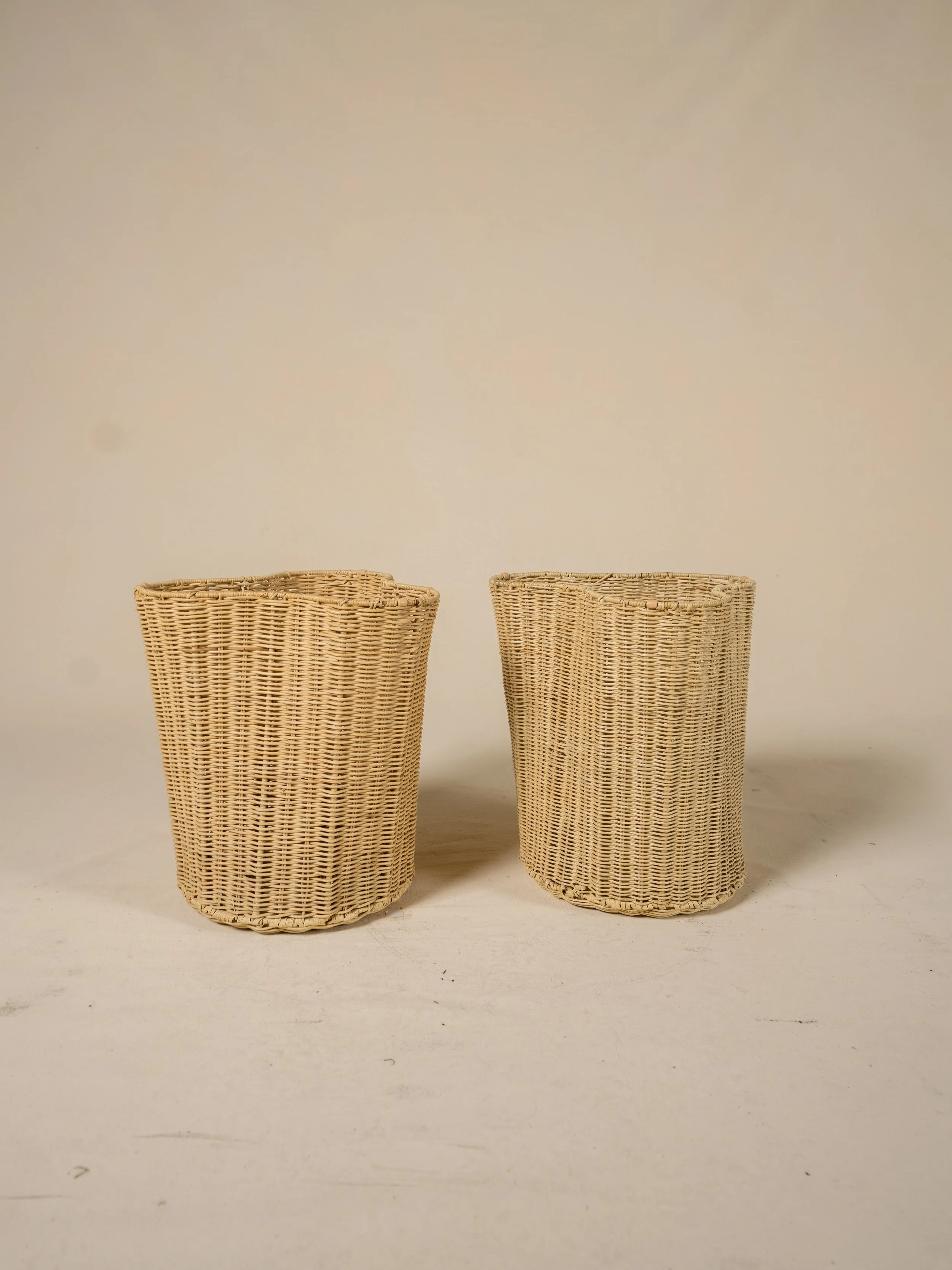 wicker side tables