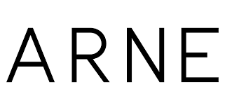 The image displays the partial word 'ARNE' in bold black letters on a white background.