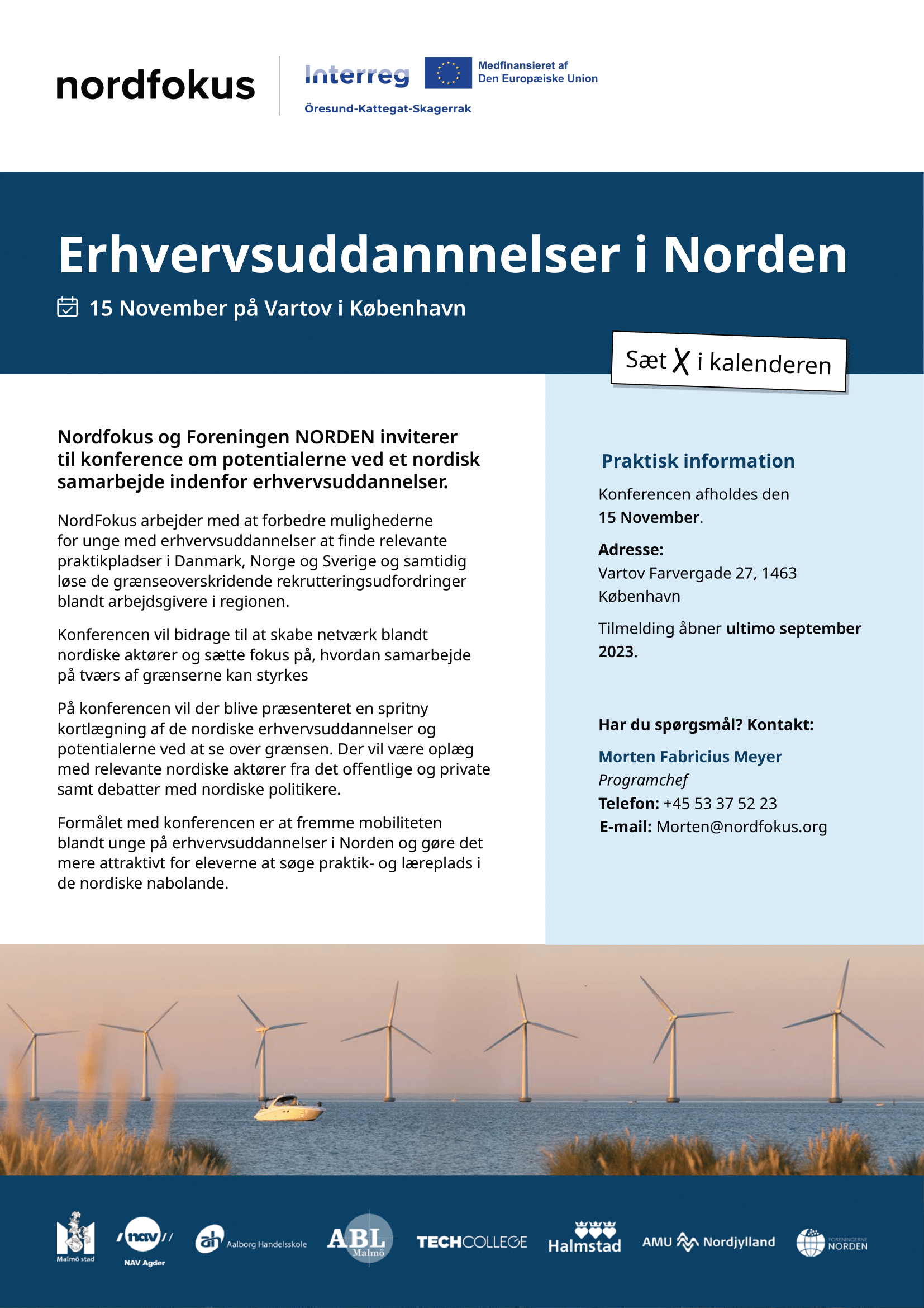 Nordfokus arrangerar konferens om yrkesutbildningar och praktik i Norden