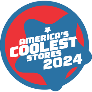 America's Coolest Stores 2024 award badge
