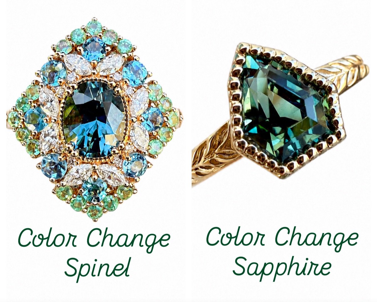 Some Gemstones Change Color, jewelry at Copper Canary in Meridian