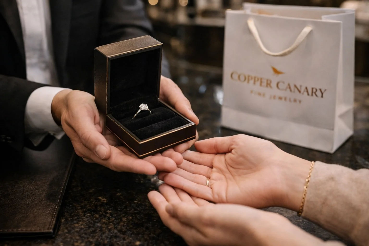 Customer happy about jewelry cleaning in the Boise, ID area